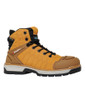 Side View KingGee Quantum CB Zip Sided Composite Toe Safety Work Boots in Wheat (K27115)