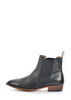 Side View Thomas Cook Women's Chelsea Leather Boots in Black (TCP28319)