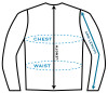 Johnny Reb Jacket Measuring Diagram