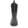 Front View Muck Boots Hale Kids Insulated Waterproof Gumboots in Black (SKBH-000)