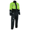 Angle View Johnny Reb Bogong II Waterproof Jacket and Pants Set in Black and Yellow (JRS10027)