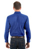 Rear View Thomas Cook Heavy Cotton Drill Long Sleeve Shirt in Cobalt (TCP1120163 CBLT)