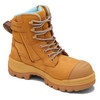 Blundstone 8860 Womens Rotoflex Zip Sided Composite Toe Cap Safety Work Boots Wheat (8860)