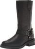 Harley Davidson Korsen 11" Zip Sided Riding Boots in Black (D93845 Black)