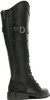 Rear View Harley Davidson Bradnah Women's 16 inch Full Grain Leather Riding Boots in Black (D87261 Black)
