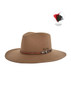 Thomas Cook Cooper Wool Felt Hat in Fawn (TCP1921HAT-FAWN)