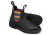 Pair of Blundstone 2105 Unisex Chelsea Boots in Black and Rainbow (2105)