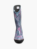 Front View BOGS Rainboot Women's Soft Natural Rubber Gumboots in Abstract Shapes (973144-490)