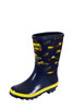 Thomas Cook Kids On The Farm Rubber Gumboots (T4W78106-NAVYYELLOW)