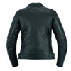 Back Johnny Reb Hawkesbury Women's Leather Jacket with Removable Hood (JRJ10024)