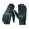 Pair Johnny Reb Derwent Waterproof Reflective Leather Gloves Black (JRG10003)