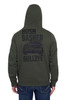 Back Hooded Bullzye Men's Bush Basher Pull Over Hoodie (B5W1512444)