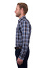 Side Thomas Cook Men’s Adrian Check Long Sleeve Cotton Shirt – 2 Pocket Workwear (T5W1115032)