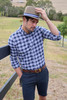 Image 5 of Thomas Cook MEN’S DALE CHECK LINEN LONG SLEEVE SHIRT