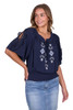 Image 1 of Pure Western WOMEN'S DEANNE SHORT SLEEVE BLOUSE