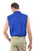 Image 3 of Hard Slog MEN'S HALF PLACKET LIGHT COTTON SLEEVELESS SHIRT