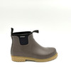 Side View Otway Ladies Chelsea Insulated Waterproof Gumboots in Chocolate Brown (OW0159)