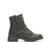 Harley Davidson Nolana 6" Women's Zip Sided Full Grain Leather Boots in Black (D84766 Black)