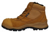 Otway Eureka Size 8 Women's Steel Cap Zip sided Work Boots in Wheat