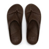Top View Telic Thongs Light Weight Shock Absorbing with Natural Arch Support in Espresso Brown (Telic Espresso Brown)