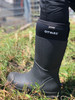 Wearing Otway Storm Long One Piece Insulated Waterproof Neoprene Gumboots (OM0120)