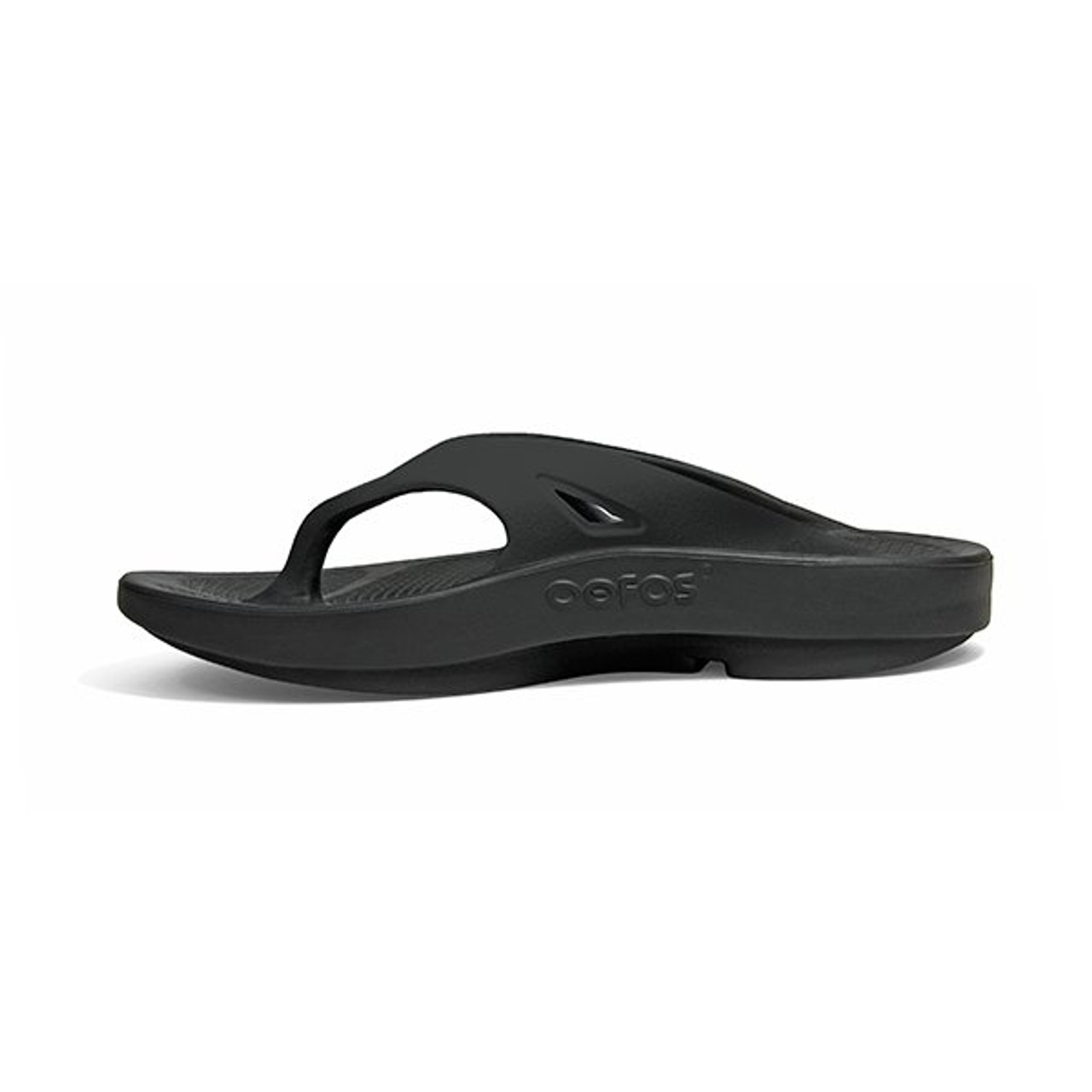 Oofos Ooriginal Sport Thongs - Flip Flops Black - Koolstuff Australia