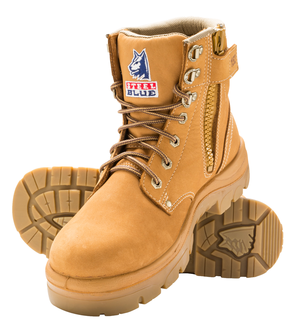 steel blue non safety boots