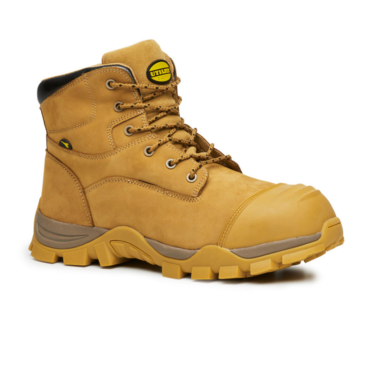 wide fit steel toe cap boots