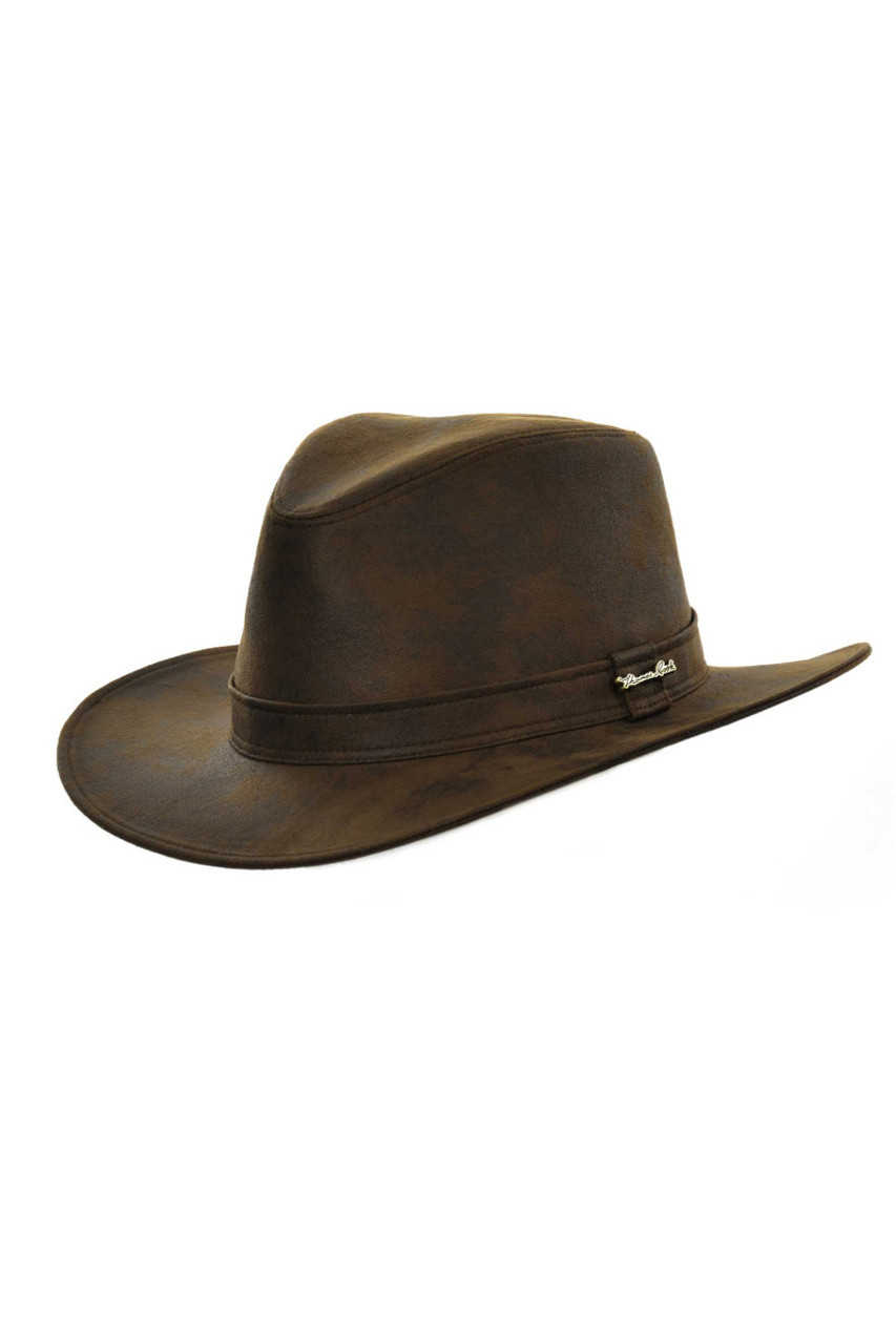 Thomas Cook Travel Crushable Hat in Dark Brown Koolstuff Australia
