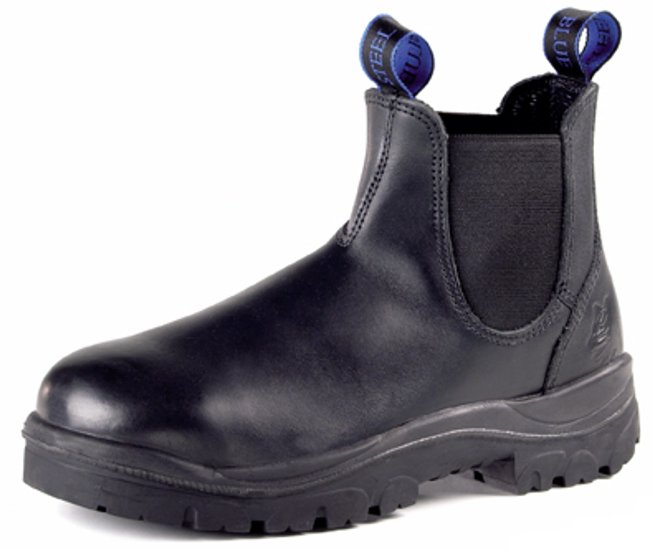 mens steel blue work boots