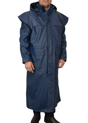 Thomas Cook Adults Unisex Pioneer Long Raincoat Navy