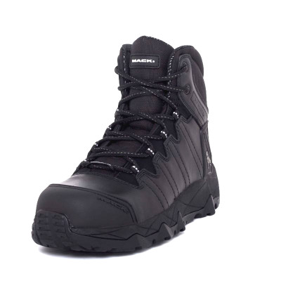 Mack Boots Octane Composite Toe Lace Up Work Boots Black