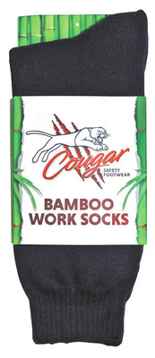 Cougar Mens Bamboo Socks 5 Pack Black