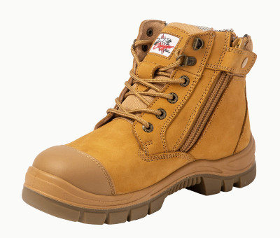 Cougar Miami Zip Sided Composite Toe Cap Safety Work Boots in Wheat (Miami)