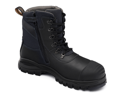 Blundstone 982 Zip Sided Steel Cap Chemical Resistant Safety Boots (982)