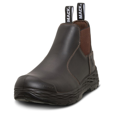 Mack Boots Cruise Non Safety Pull On Work Boots in Claret (MK0CRUISE)