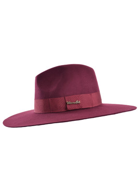 Thomas Cook Augusta Wool Felt Hat in Wine (TCP1909HAT WINE)