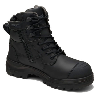 Blundstone 982 Zip Sided Steel Cap Chemical Resistant Safety Boots