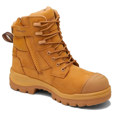 Blundstone 8560 Rotoflex Zip Sided Composite Toe Cap Safety Work Boots Wheat (8560)