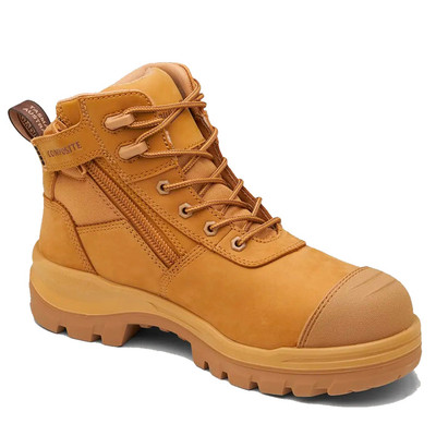 Blundstone 982 Zip Sided Steel Cap Chemical Resistant Safety Boots