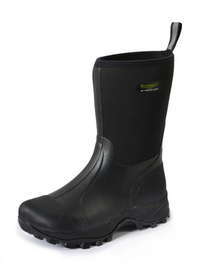 Froggers Adventurelite Mid Gumboots, Mens Black (TCP18212 Black)