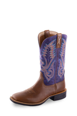 Twisted X Women's 11 Inch Tech X2 Boots in Ginger and Vintage Violet Leather (TCWXTR003-GINGERVINTAGEVIOLET)