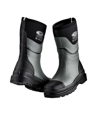 Grubs Ceramic 5.0 Mid Insulated Waterproof Safety Boots in Charcoal and Black (SCER-444M)