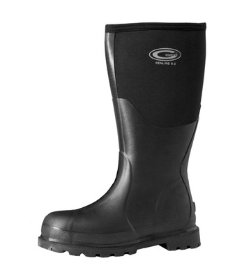 Grubs Fenline 5.0 Insulated Waterproof Work Gumboots in Black (SFEN-000H)