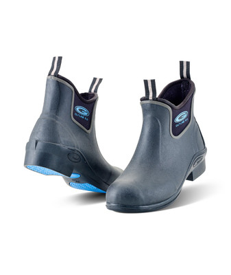Grubs Outline Insulated Waterproof Riding Boots in Black and Blue (SOUT-000L)