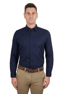 Image 1 of Thomas Cook MEN’S TC LINEN TAILORED LONG SLEEVE SHIRT
