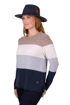 Image 1 of Thomas Cook WOMEN’S MAYA STRIPE KNIT JUMPER