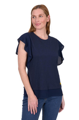 Image 1 of Thomas Cook WOMEN'S MANDY FLUTTER SLEEVE TEE