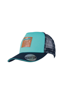 Image 1 of Wrangler QUINN HIGH PROFILE PONYTAIL TRUCKER CAP