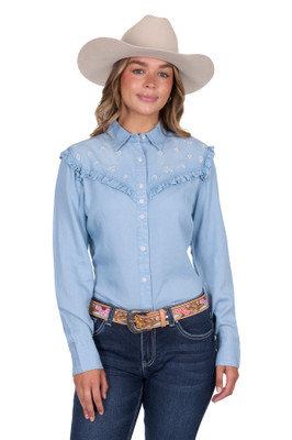 Image 1 of Pure Western Women's PHEOBE Long Sleeve SHIRT